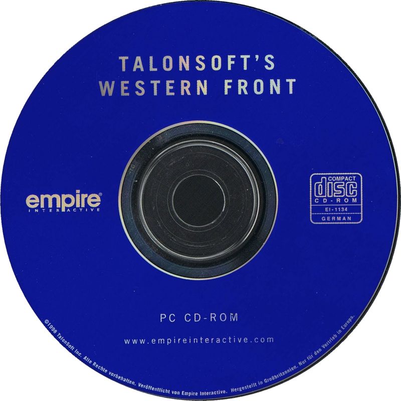 Media for TalonSoft's West Front (Windows): Disc 1