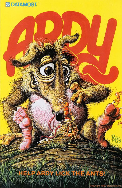 Manual for Ardy (Apple II): Front
