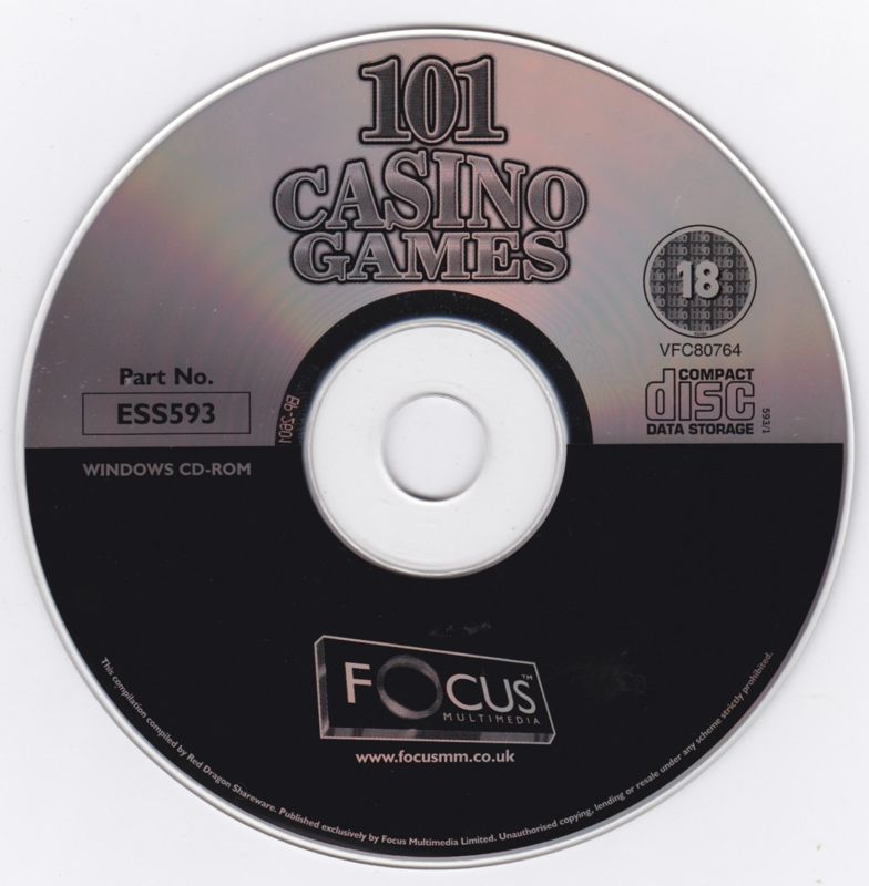 Front Cover for 101 Casino Games (Windows)