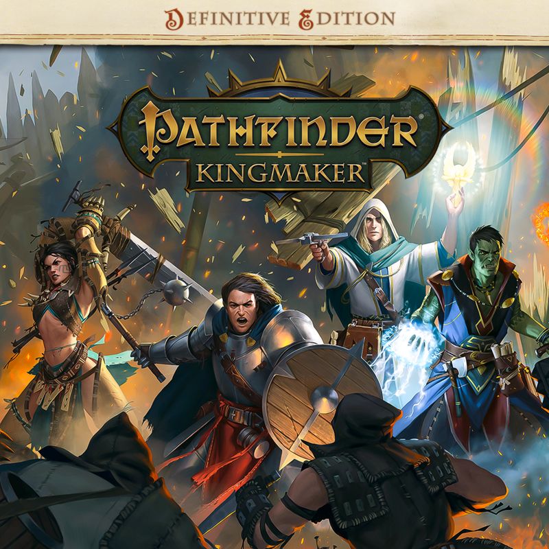 Front Cover for Pathfinder: Kingmaker - Definitive Edition (PlayStation 4) (download release)