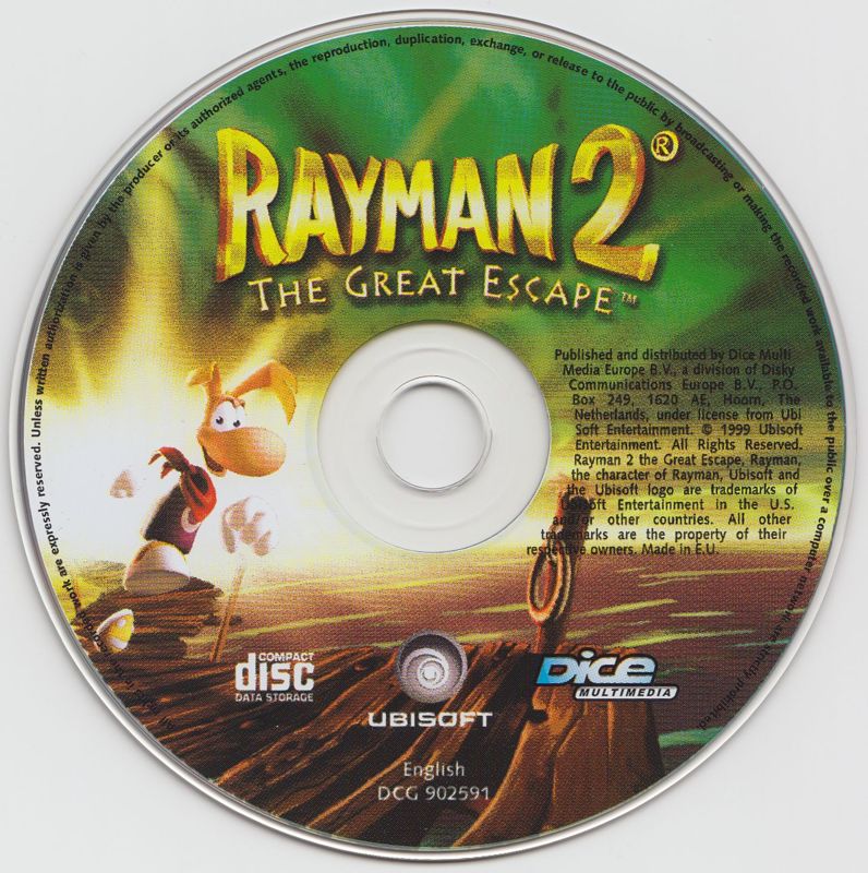 Media for Rayman 2: The Great Escape (Windows)