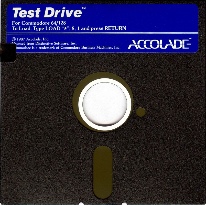 Media for Test Drive (Commodore 64)