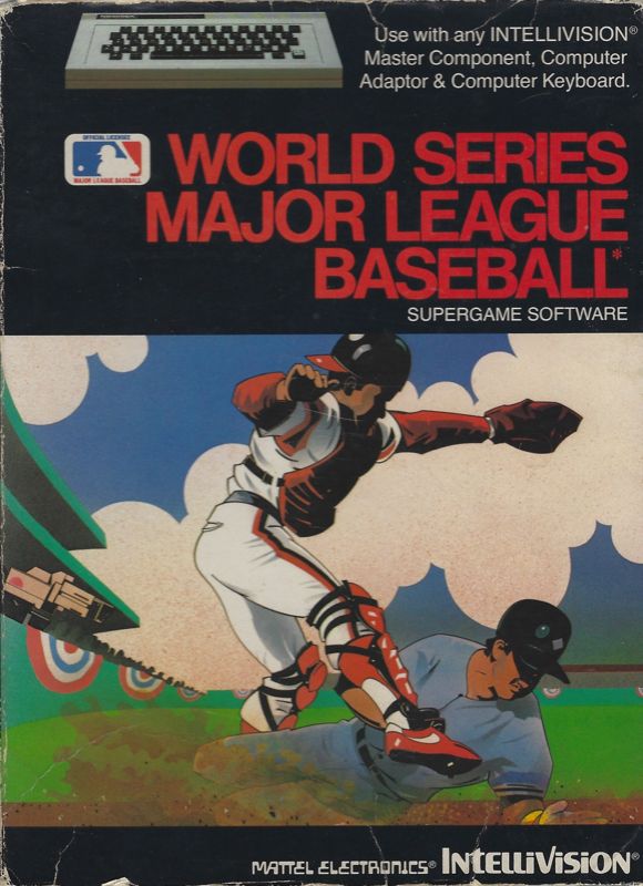 Front Cover for World Series Major League Baseball (Intellivision)