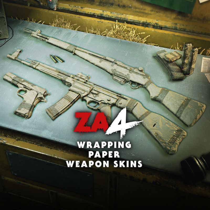 Front Cover for Zombie Army 4: Dead War - Wrapping Paper Weapon Skins (PlayStation 4) (download release)