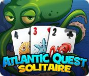 Front Cover for Atlantic Quest Solitaire (Macintosh and Windows) (Big Fish Games release)