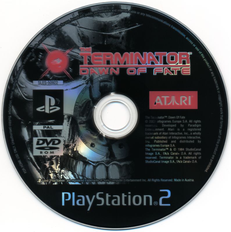 The Terminator Dawn Of Fate Cover Or Packaging Material Mobygames 7743