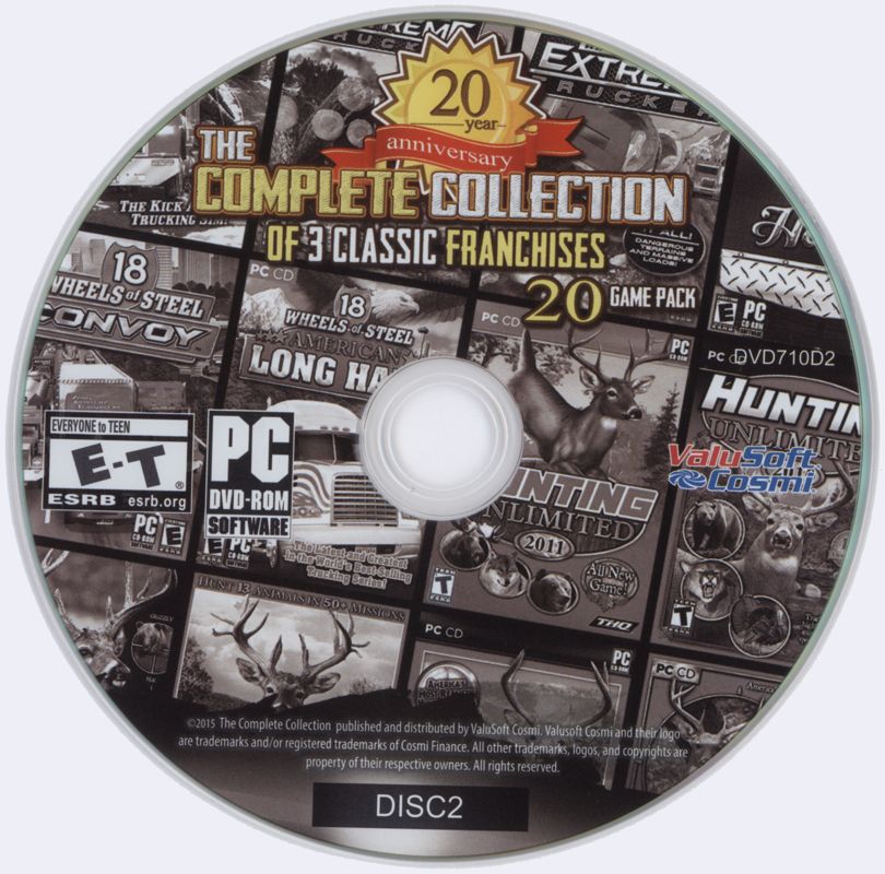 Media for The Complete Collection of 3 Classic Franchises (Windows): Disc 2