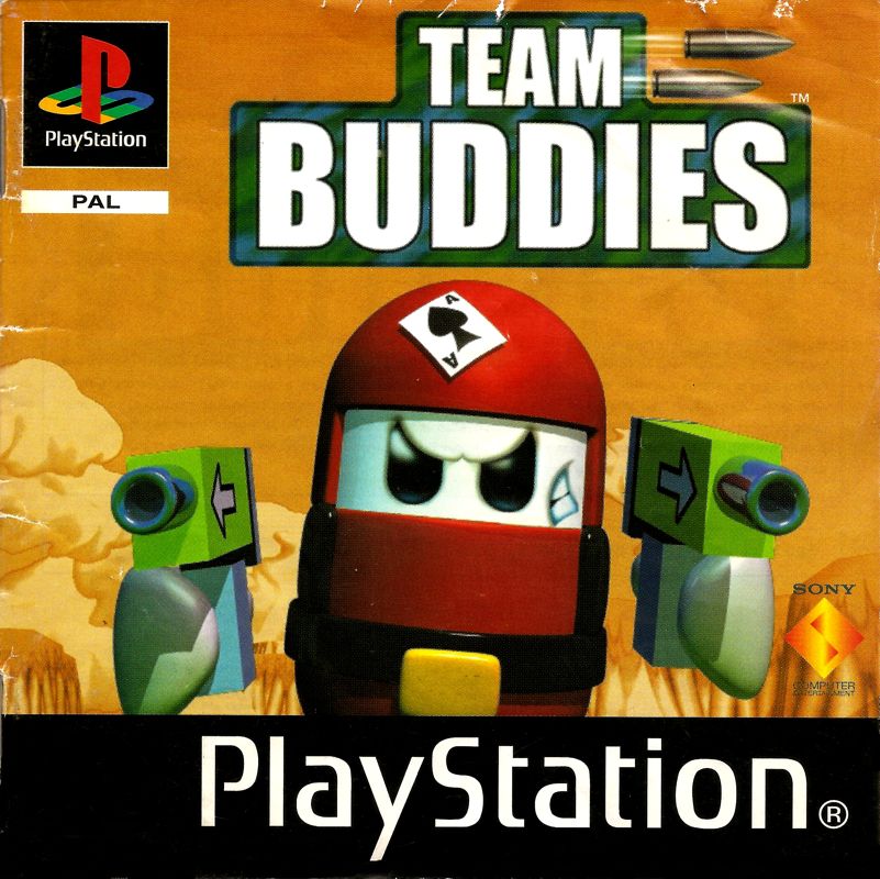 Manual for Team Buddies (PlayStation): Front