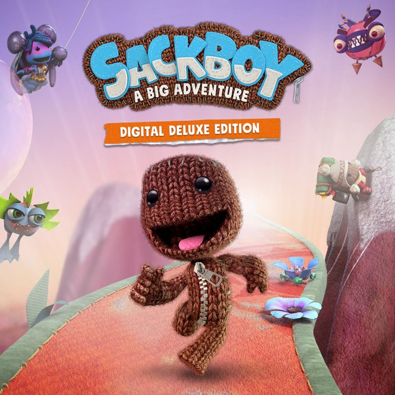 Front Cover for Sackboy: A Big Adventure (Digital Deluxe Edition) (PlayStation 4 and PlayStation 5) (download release)