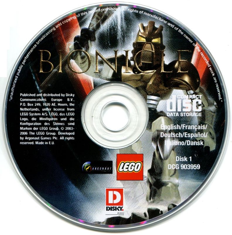 Media for Bionicle (Windows): Disc 1