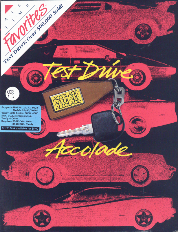 Front Cover for Test Drive (DOS) (Version 1.1)