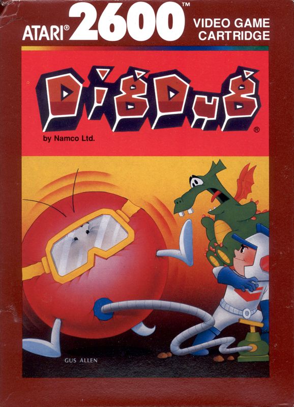 Front Cover for Dig Dug (Atari 2600) (1988 release)