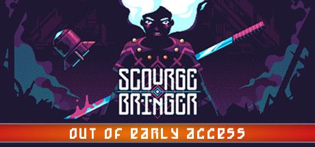 Front Cover for ScourgeBringer (Linux and Macintosh and Windows) (Steam release): 4th version - "Out of early access" cover art