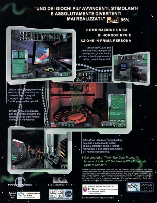 Back Cover for System Shock 2 (Windows)