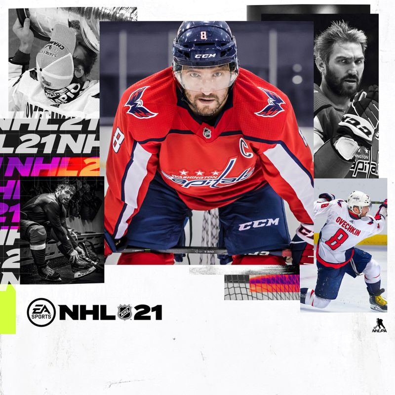 Front Cover for NHL 21 (PlayStation 4) (download release)