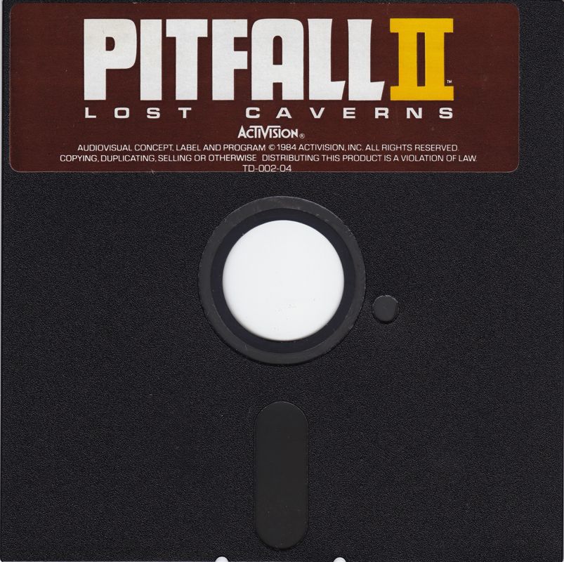 Media for Pitfall II: Lost Caverns (Apple II)