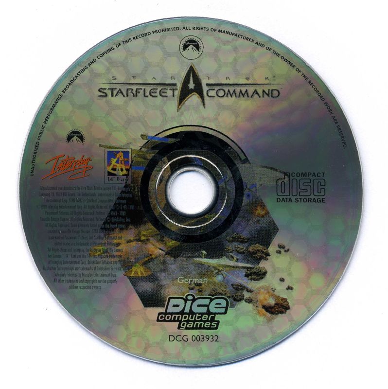 Media for Star Trek: Starfleet Command (Windows) (Dice Multimedia release)