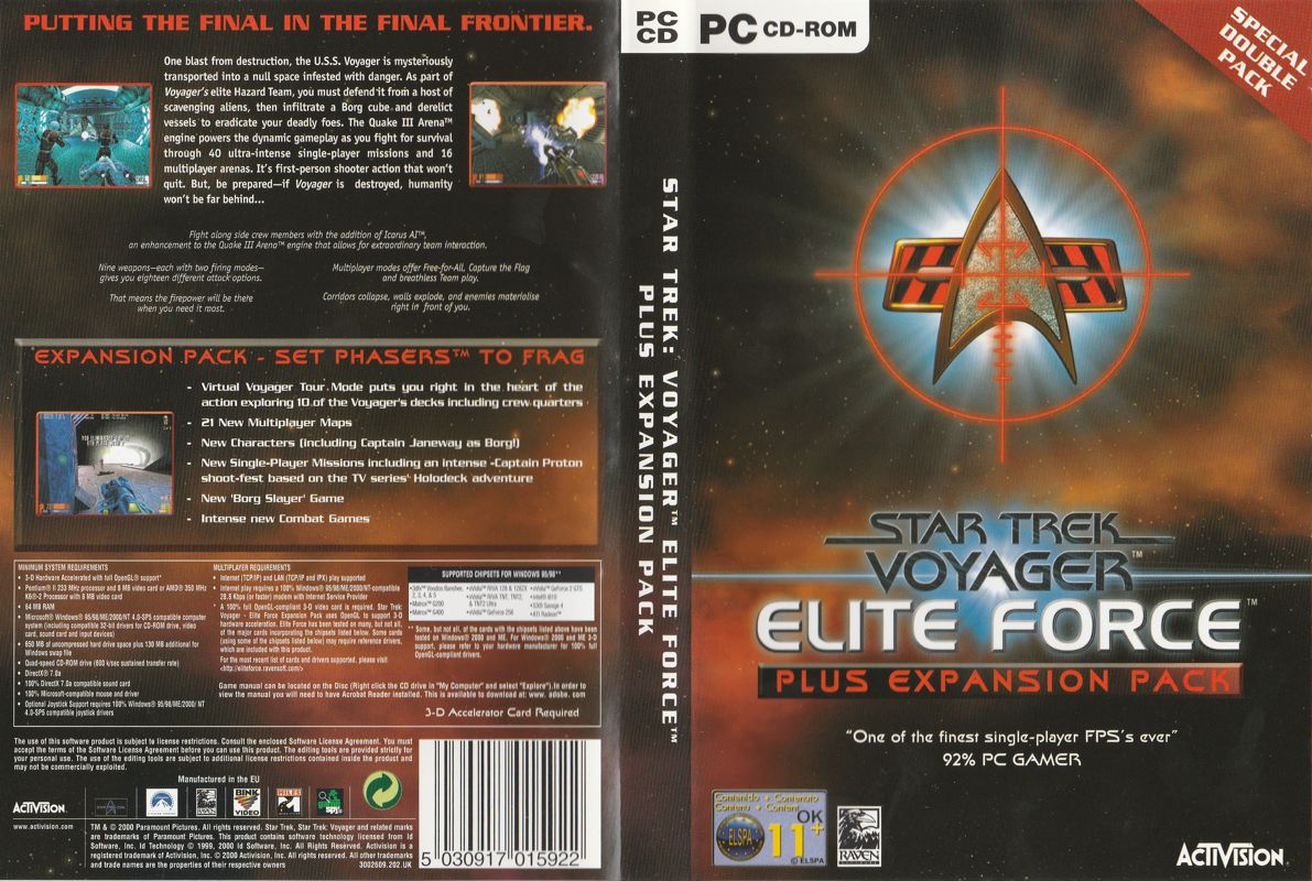 Full Cover for Star Trek: Voyager - Elite Force: Gold Bundle (Windows)