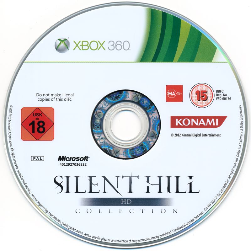 Media for Silent Hill: HD Collection (Xbox 360)