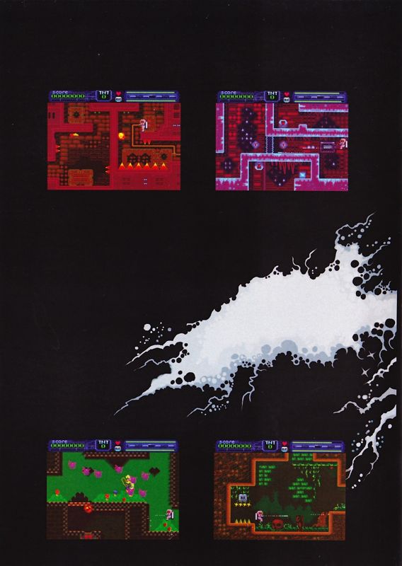 Inside Cover for Baggers in Space (ZX Spectrum Next) (mail order release): Inside cover - left
