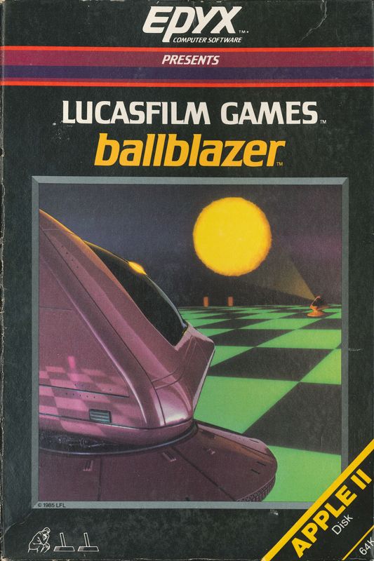 Front Cover for Ballblazer (Apple II)