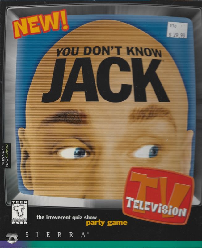 Front Cover for You Don't Know Jack: Television (Macintosh and Windows and Windows 3.x)