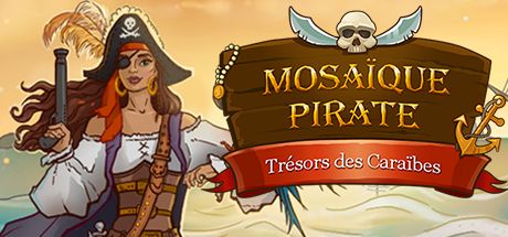 Front Cover for Pirate Mosaic Puzzle: Caribbean Treasures (Macintosh and Windows) (Steam release): French version