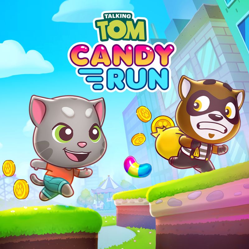 Front Cover for Talking Tom: Candy Run (Nintendo Switch) (download release)