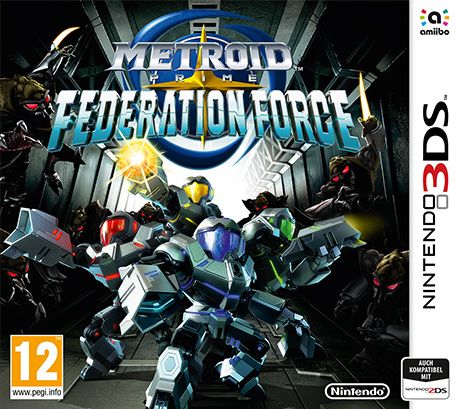 Front Cover for Metroid Prime: Federation Force (Nintendo 3DS) (download release)