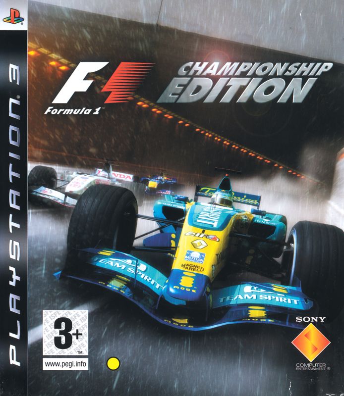 Front Cover for Formula 1: Championship Edition (PlayStation 3) (General European release)