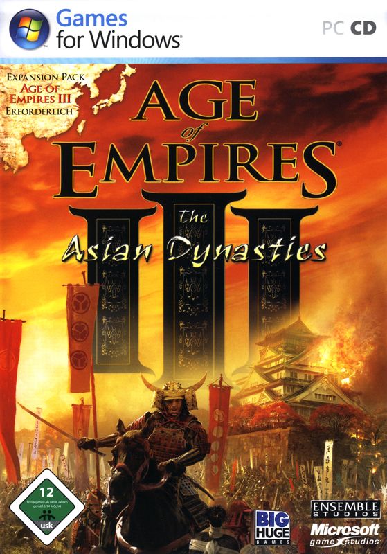 Front Cover for Age of Empires III: The Asian Dynasties (Windows)