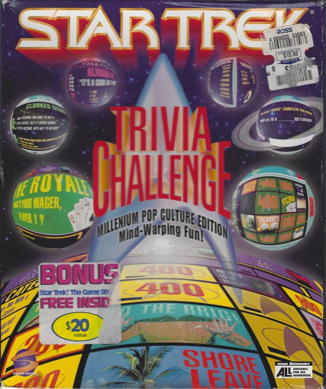 Front Cover for Star Trek Trivia Challenge (Windows)