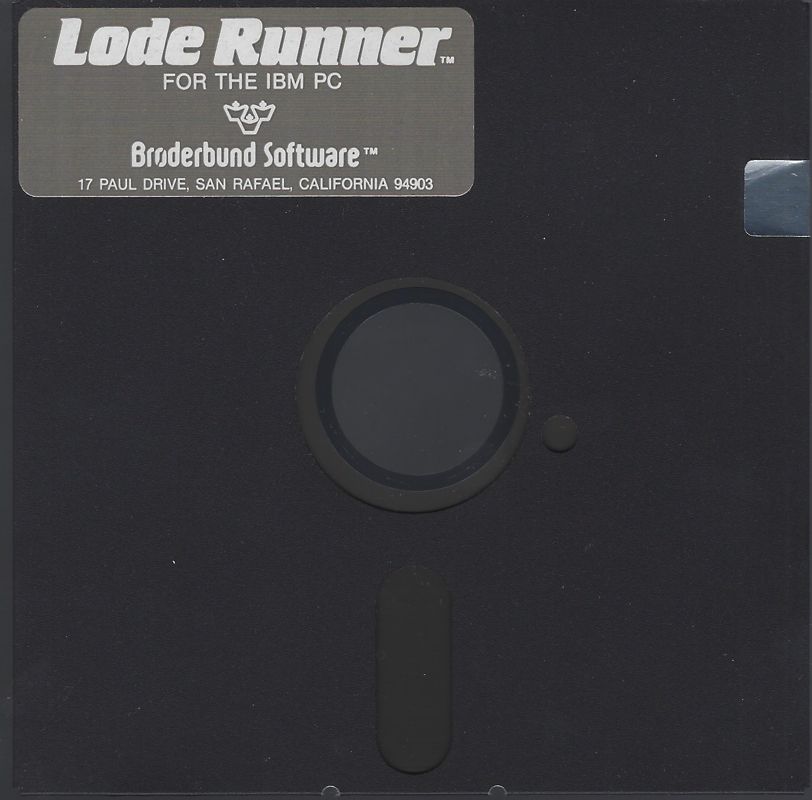 Media for Lode Runner (PC Booter) (first release with hangtab on top flap)