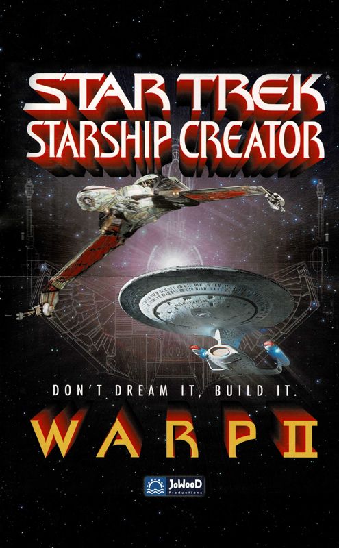 Advertisement for Star Trek: Starship Creator Warp II (Macintosh and Windows): Front
