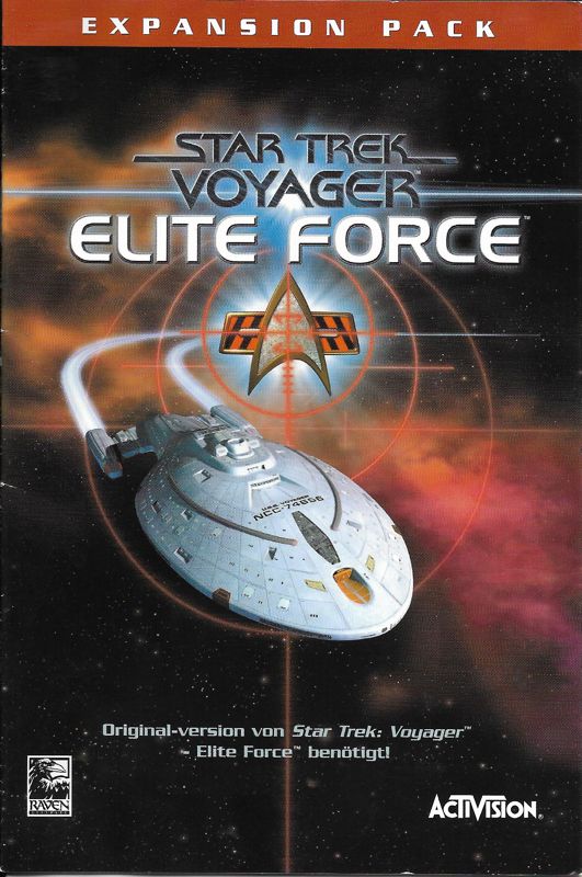 Manual for Star Trek: Voyager - Elite Force Expansion Pack (Windows): Front