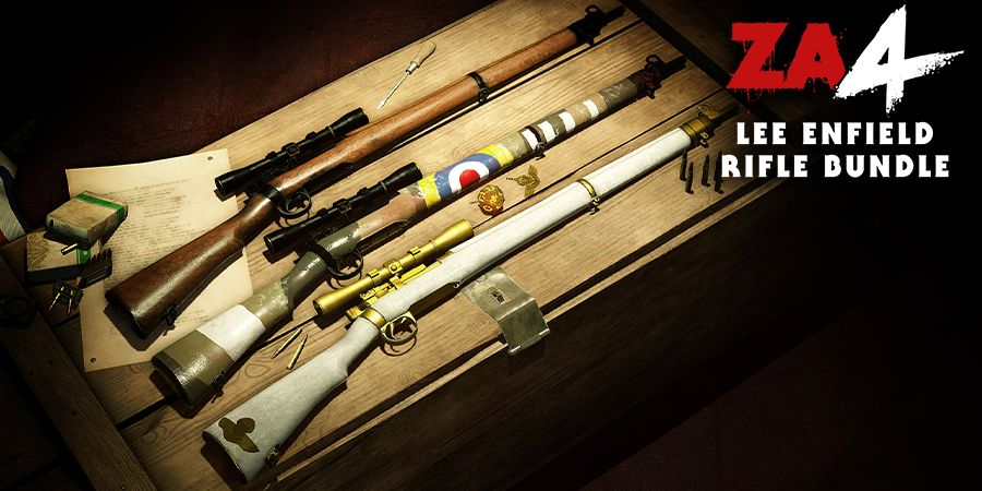 Front Cover for Zombie Army 4: Dead War - Lee Enfield Rifle Bundle (Windows) (Epic Games Store release)