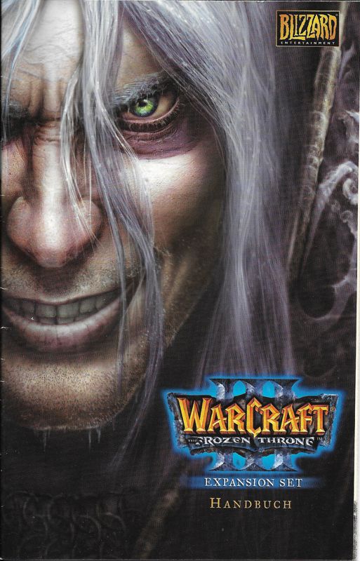 Manual for WarCraft III: The Frozen Throne (Macintosh and Windows): Front