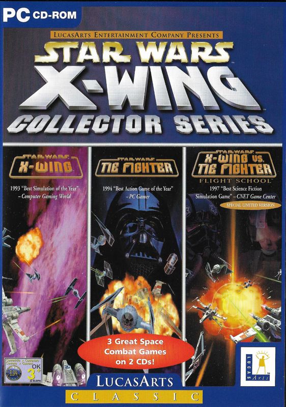 Front Cover for Star Wars: X-Wing - Collector Series (Windows) (LucasArts Classics release)