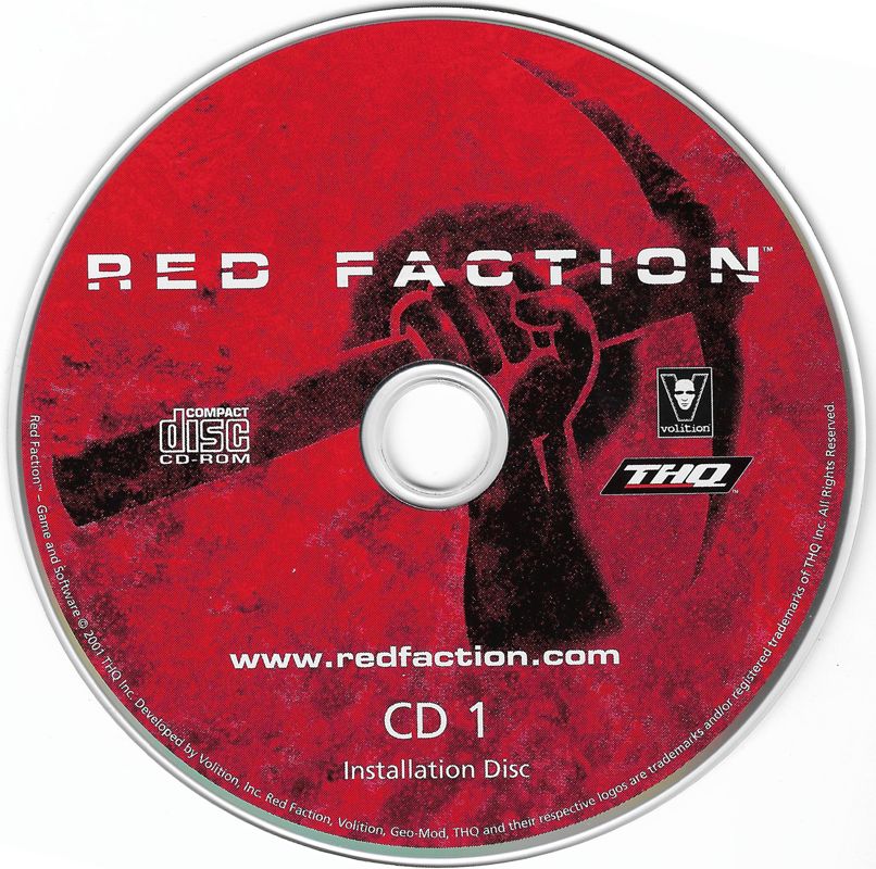 Media for Red Faction (Windows) (First release): Disc 1