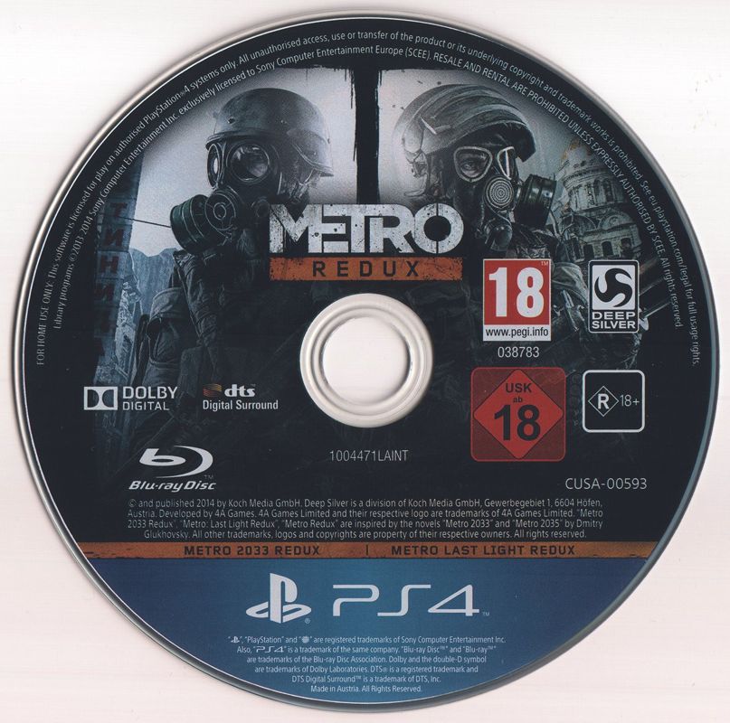 Media for Metro: Redux (PlayStation 4)