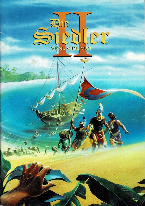 Manual for The Settlers II: Veni, Vidi, Vici (DOS) (Re-release with accolades): Front