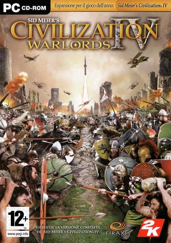 Front Cover for Sid Meier's Civilization IV: Warlords (Windows)