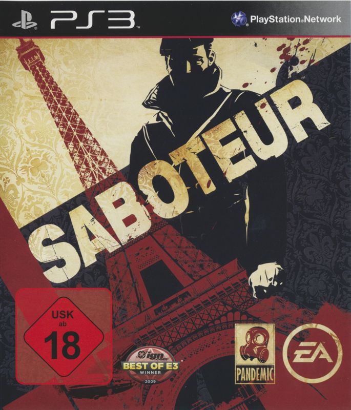 Front Cover for The Saboteur (PlayStation 3)