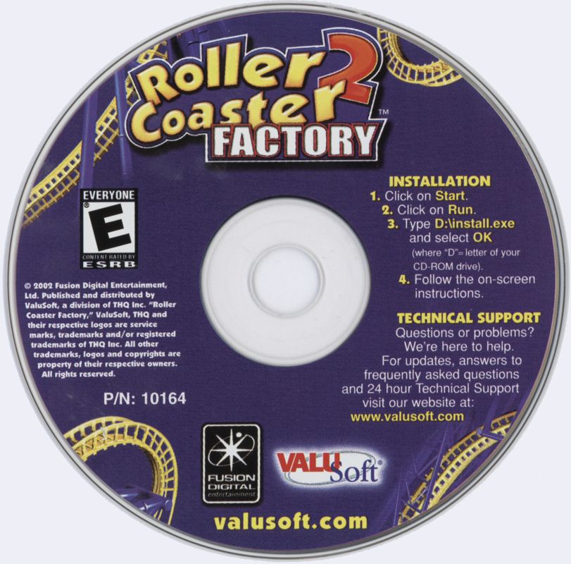 Media for Roller Coaster Factory 2 (Windows)