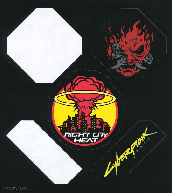 Extras for Cyberpunk 2077 (PlayStation 4): Stickers