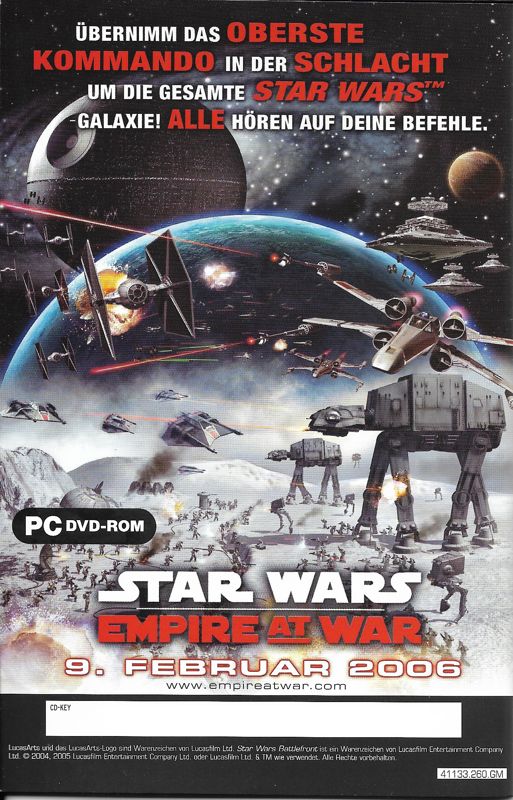 Manual for Star Wars: Battlefront II (Windows): Back