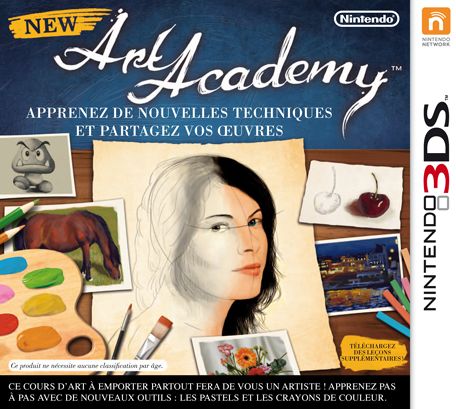 Front Cover for Art Academy: Lessons for Everyone! (Nintendo 3DS) (download release)