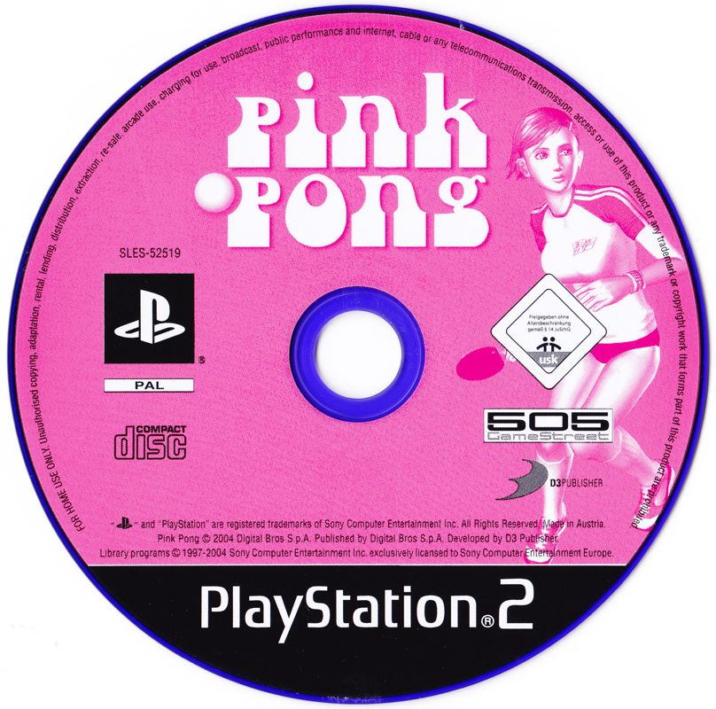 Media for Pink Pong (PlayStation 2)