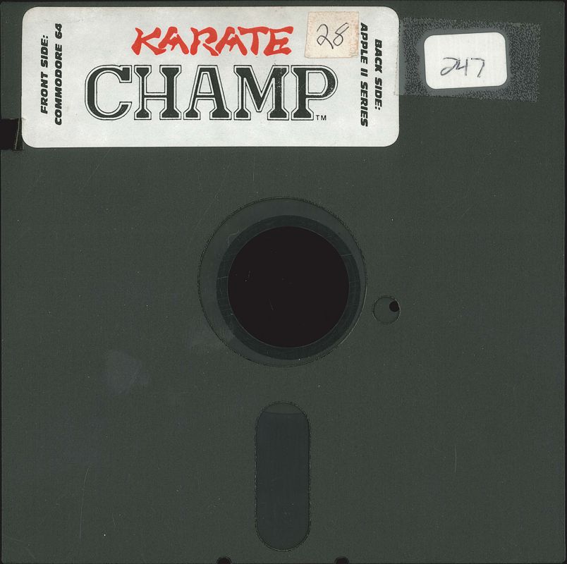 Media for Karate Champ (Apple II and Commodore 64)