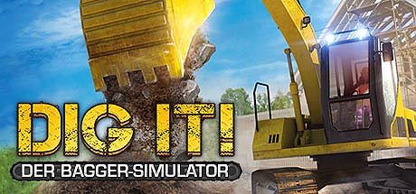 Front Cover for Dig It! A Digger Simulator (Macintosh and Windows) (Steam release): German version